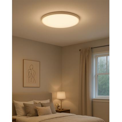 LED Stropní svítidlo LED/40W/230V 3000/4000/6500K pr. 50 cm bílá
